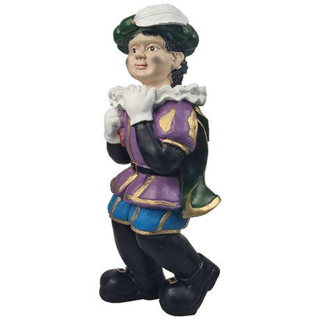 Polystone roetveeg piet staand. 35 cm.