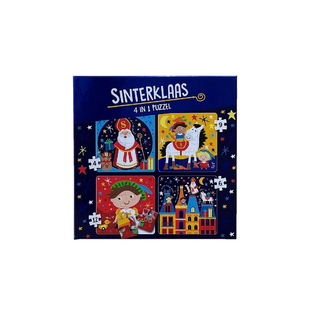 Puzzle Sinterklaas 4w1 4-12 elementów