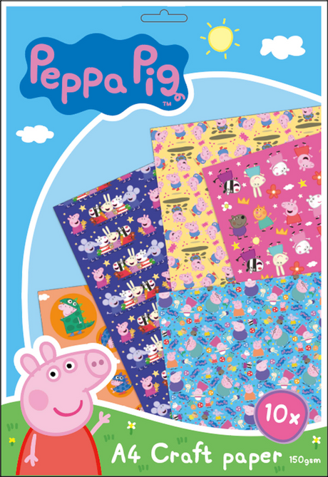 Papier rzemieślniczy Peppa Pig A4