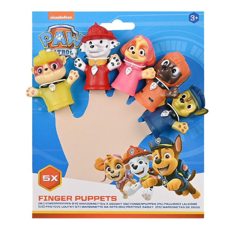 Toi-zabawki Pacynki na palec Paw Patrol, 5 szt.