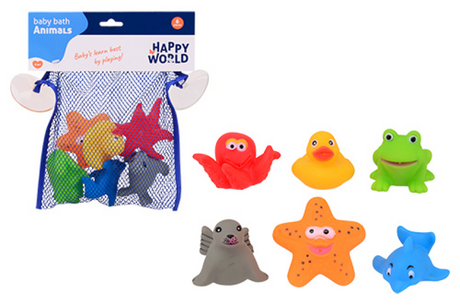 Johntoy Happy World Happy World Play 6 zabawka do kąpieli 22274