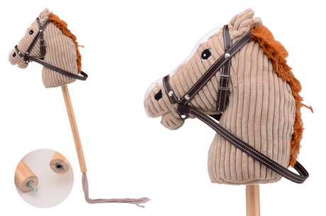 Koń hobbystyczny Johntoy Holly Horse z dźwiękiem, 80 cm, brązowy