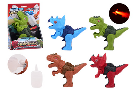 Wyrzutnia parowa Johntoy John Toy Dino 16x6x20cm (bez baterii)