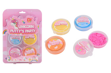 Johntoy john toy unicorn putty's party karta A4