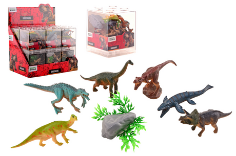 Świat zwierząt Johntoy - zestaw dinozaurów - 8 szt.