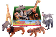 Johntoy animal world wilde dieren soft 25-30cm 6 assorti