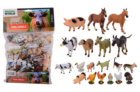 Johntoy Farm Animals, 20st.