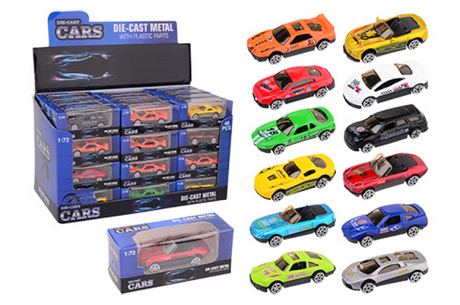 Odlewany samochód Johntoy Super Car w skali 1:72
