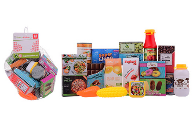 Johntoy Home Shopping Supermarket Speelset, 18dlg.
