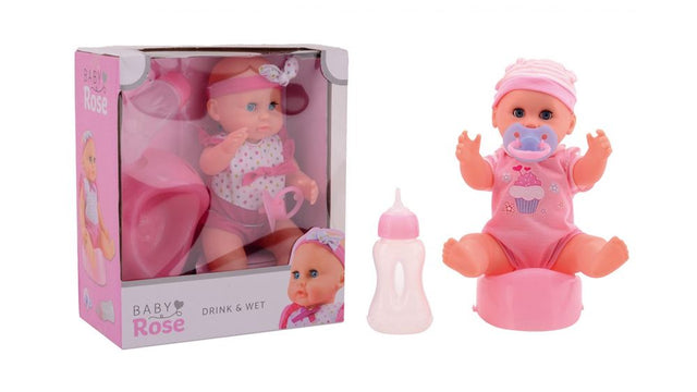 Lalka do picia i sikania 25 cm. 2 różne