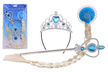 Spinka do włosów Johntoy John Toy Ice Princess z akcesoriami na karcie