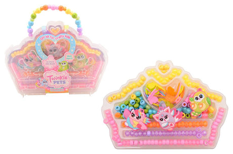 Johntoy twinkle pets - zestaw koralików w księżniczki
