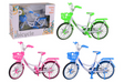 Johntoy fiets die-cast in doos 3 assorti