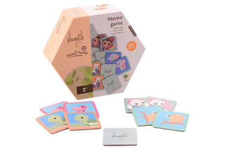 Jouéco memo the Wildies Family Junior karton 40 sztuk