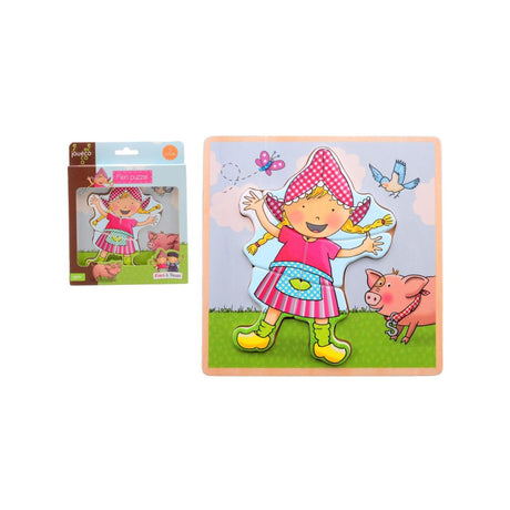 Johntoy jouã©coâ® - fien teun drewniane puzzle fien 5 elementów