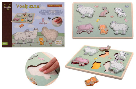 Johntoy mike molly zachte vakjes puzzel. 2+