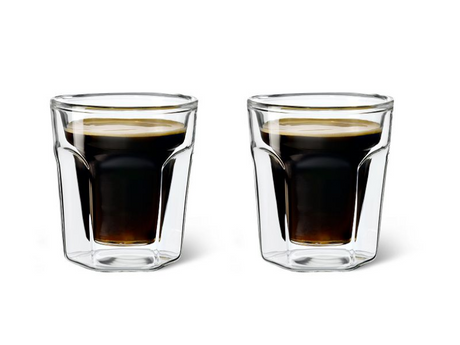 Leopold vienna - dwuścienne kieliszki do kawy espresso 100ml (zestaw 2 szt.)