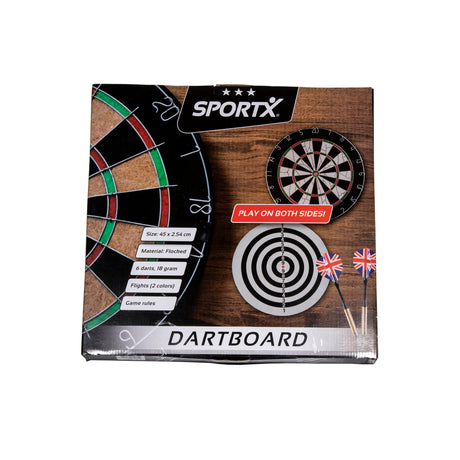 Sportx Dartbord gromadził się z 6 rzutkami