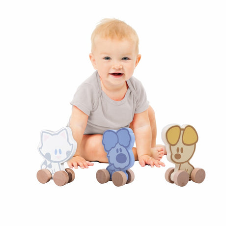 Różne drewniane figurki dla dzieci Woezel i Pip Rubo Toys