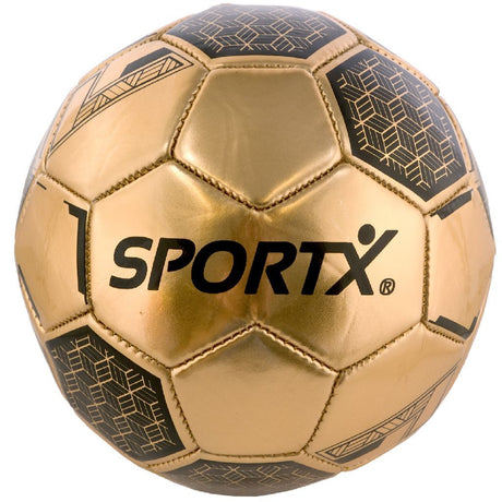 Sportx piłka nożna złota metalik 330-350gr