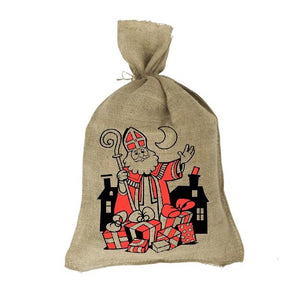 Podstawowa torba Sinterklaas z juty 50x80 cm