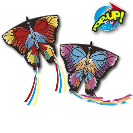 Latawiec dziecięcy 3D w kształcie rombu, wyskakujący motyl