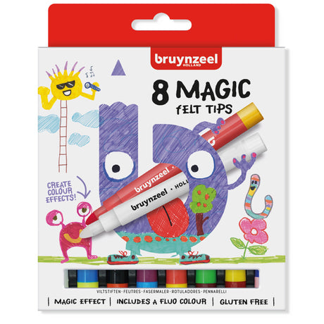 Magiczne pisaki Bruynzeel 8 sztuk