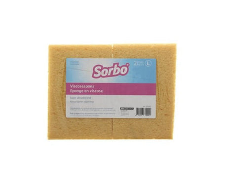 Gąbka wiskozowa Sorbo l 16x11x3,5cm opakowanie 2 sztuki