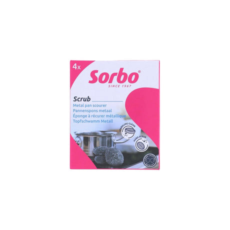 Gąbki do pieczenia Sorbo metalowe 19 gramów 4 sztuki