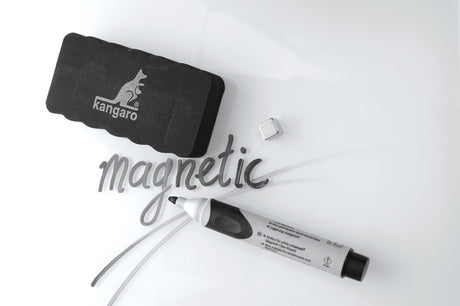 Gumka tablicowa Kangaro k-n12wbw magnetyczna 105x55x22mm