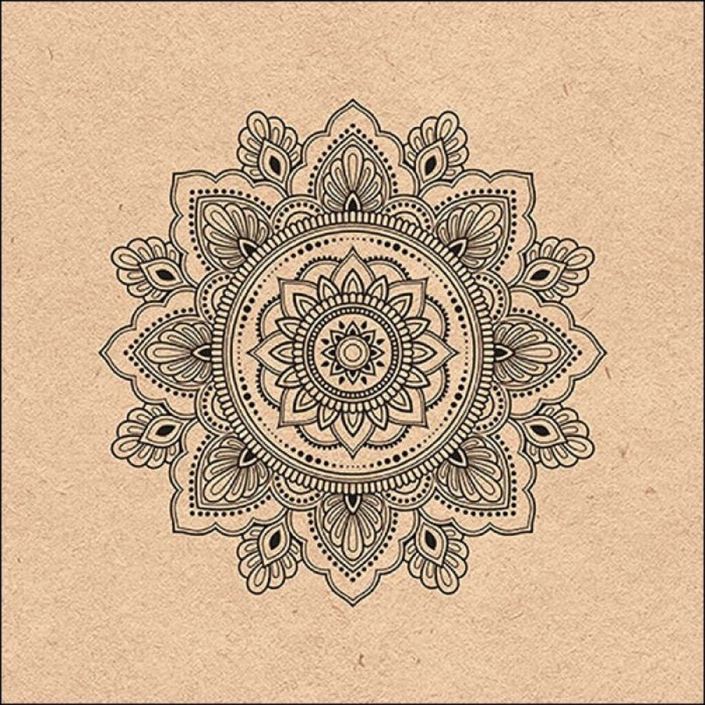 Serwetki Ambiente 33x33cm mandala natura 20 sztuk