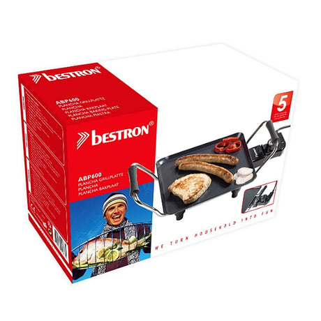 Blacha do pieczenia plancha Bestron abp600 1000w czarna