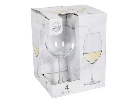 Kieliszki do białego wina o pojemności 330 ml, zestaw 4 sztuk