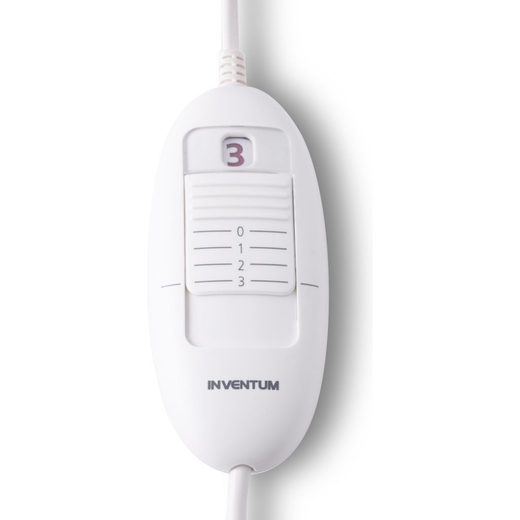 Inventum hn5211l Koc elektryczny 2-osobowy 150x140 cm jasnoniebieski polar