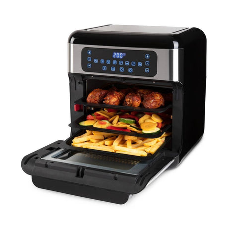 Inventum gf1200hld minipiekarnik 12l 1500w czarna stal nierdzewna