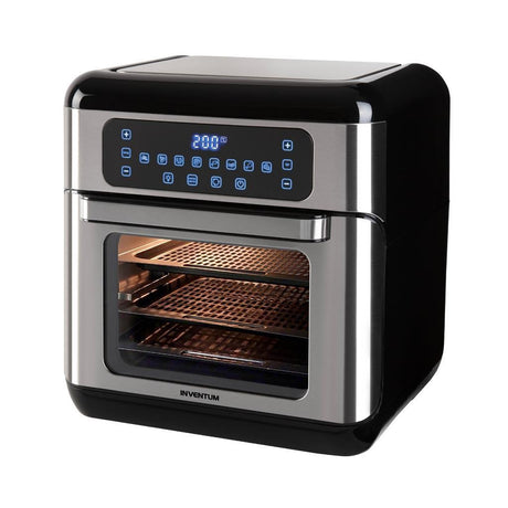 Inventum gf1200hld minipiekarnik 12l 1500w czarna stal nierdzewna