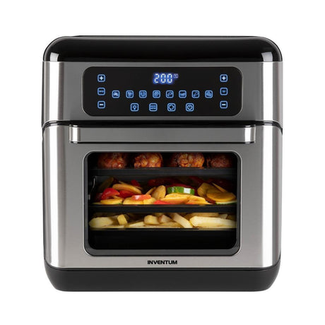 Inventum gf1200hld minipiekarnik 12l 1500w czarna stal nierdzewna