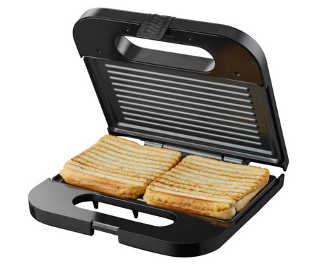 Tomado sandwich grilll 750w zwart rvs