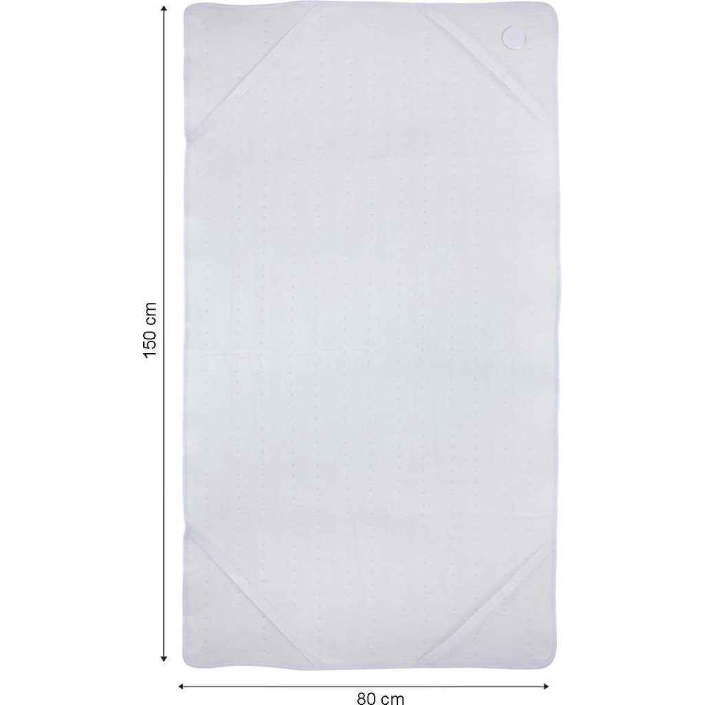 Koc elektryczny Tomado teb1500w 150x80 cm biały