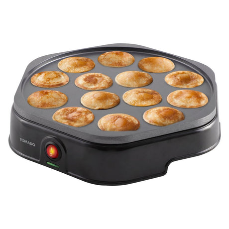 Elektryczna maszyna do poffertjes Tomado ttp1400b w kolorze czarnym
