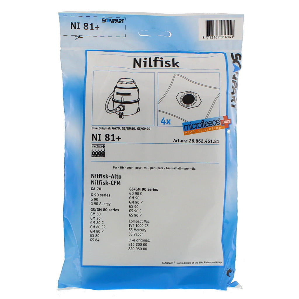 Worek na kurz Scanpart Nilfisk gs80-90 micro pl