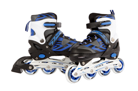 Rolki Street Rider niebiesko-czarne, rozmiar 37-40