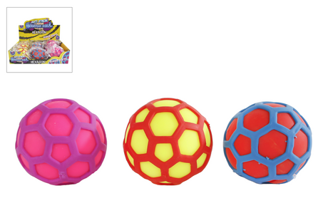 Heksagon Squeeze Ball, 7 cm