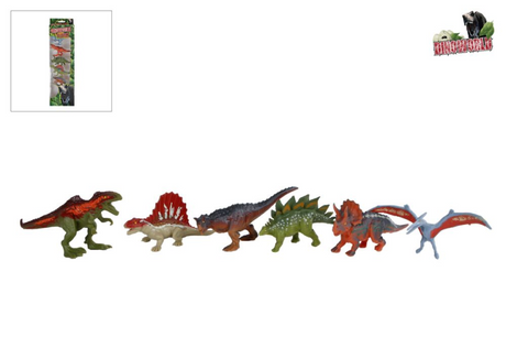 Dinoworld Dinosaur Play Figures, 6.