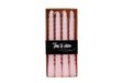 Tafelkaars x4 twist 4uur 2x2x20cm - roze