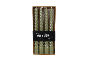 Tafelkaars x4 twist 4uur 2x2x20cm - groen