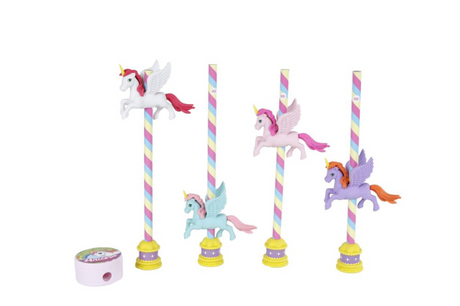 Niemarkowy zestaw ołówków Sans Marque Unicorn, 5 sztuk z temperówką