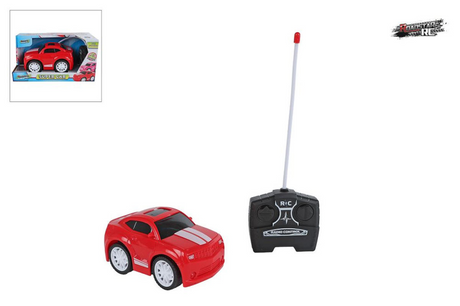 Samochód zdalnie sterowany Roadstar 27 MHz czerwony 13,5 cm
