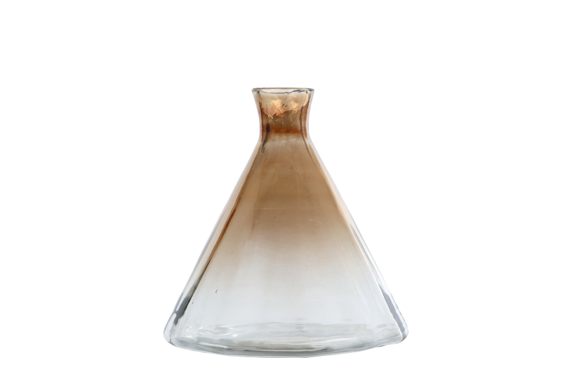 Vaas antje s bruin glas 18x18x18cm