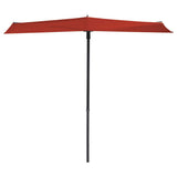 Madison Balkon Parasol Sun Wave 270x150 cm cegła czerwona